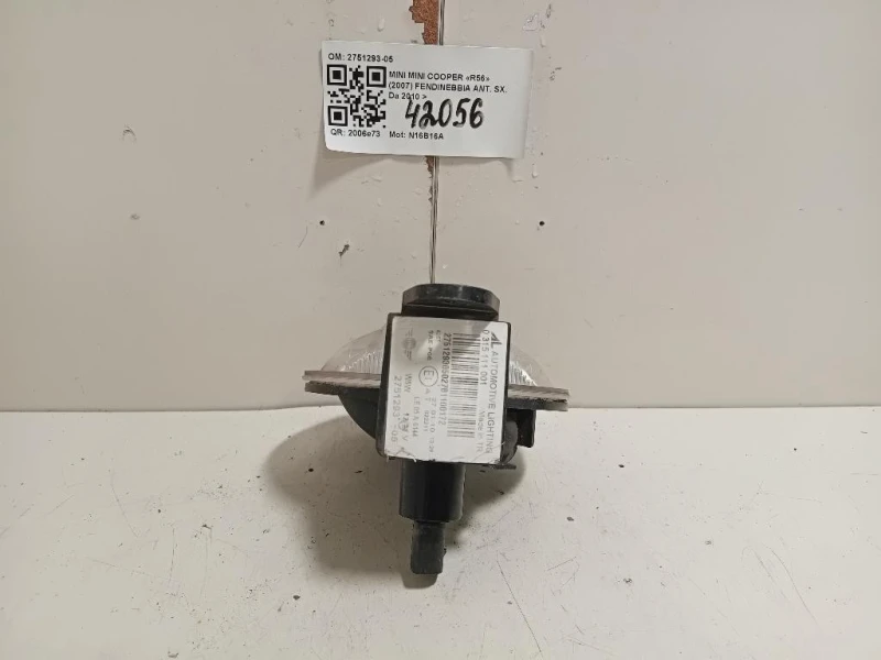 Fendinebbia ANT SX 2751293-05 Mini MINI Cooper R56 2007