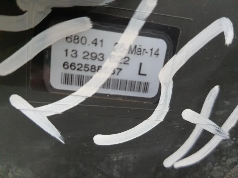 Fendinebbia ANT SX 13293622 Opel Astra J 2010