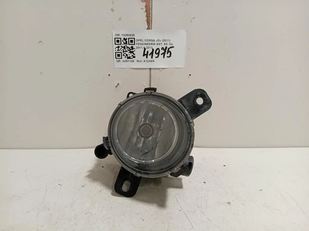 Fendinebbia ANT SX 13253625 Opel Corsa D 2011