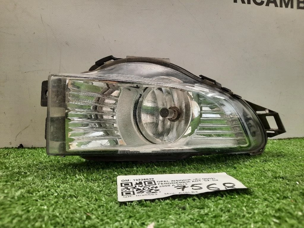 Fendinebbia ANT SX 13226828 Opel Insignia A 2009