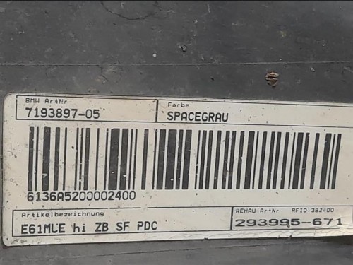 Paraurti POST 7193897-05 Bmw Serie 5 E60 Berlina 2004