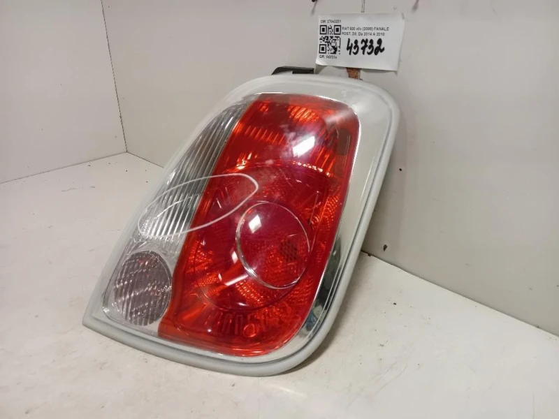 Fanale POST DX 27043201 Fiat 500 II 2008