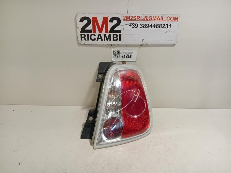 Fanale POST DX 27043201 Fiat 500 II 2008