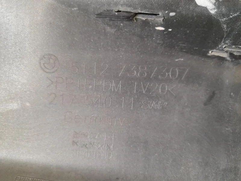 Paraurti POST 51127387307 Bmw Serie 5 G31 Touring 2016