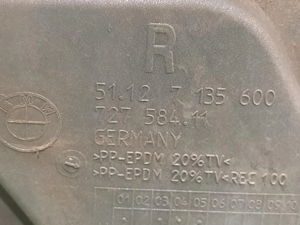 Paraurti POST 51127142214 Bmw Serie 7 E66 2003