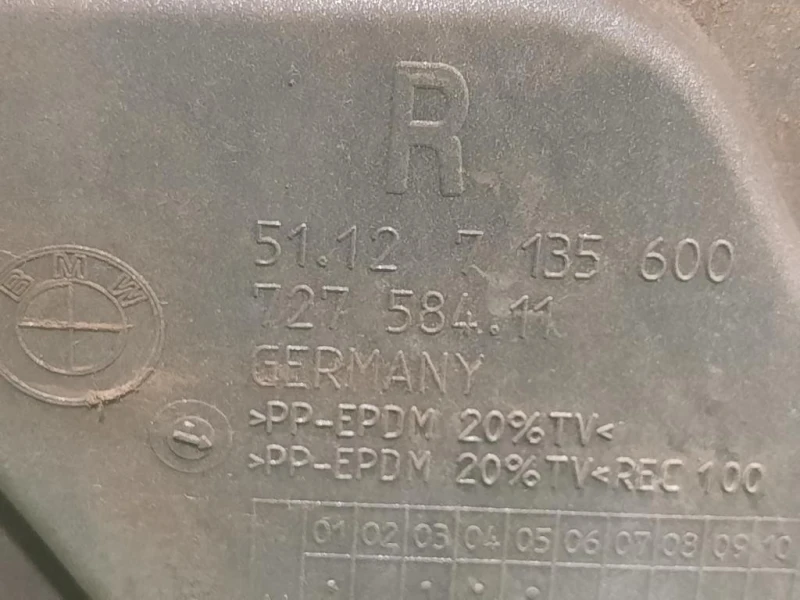 Paraurti POST 51127142214 Bmw Serie 7 E66 2003