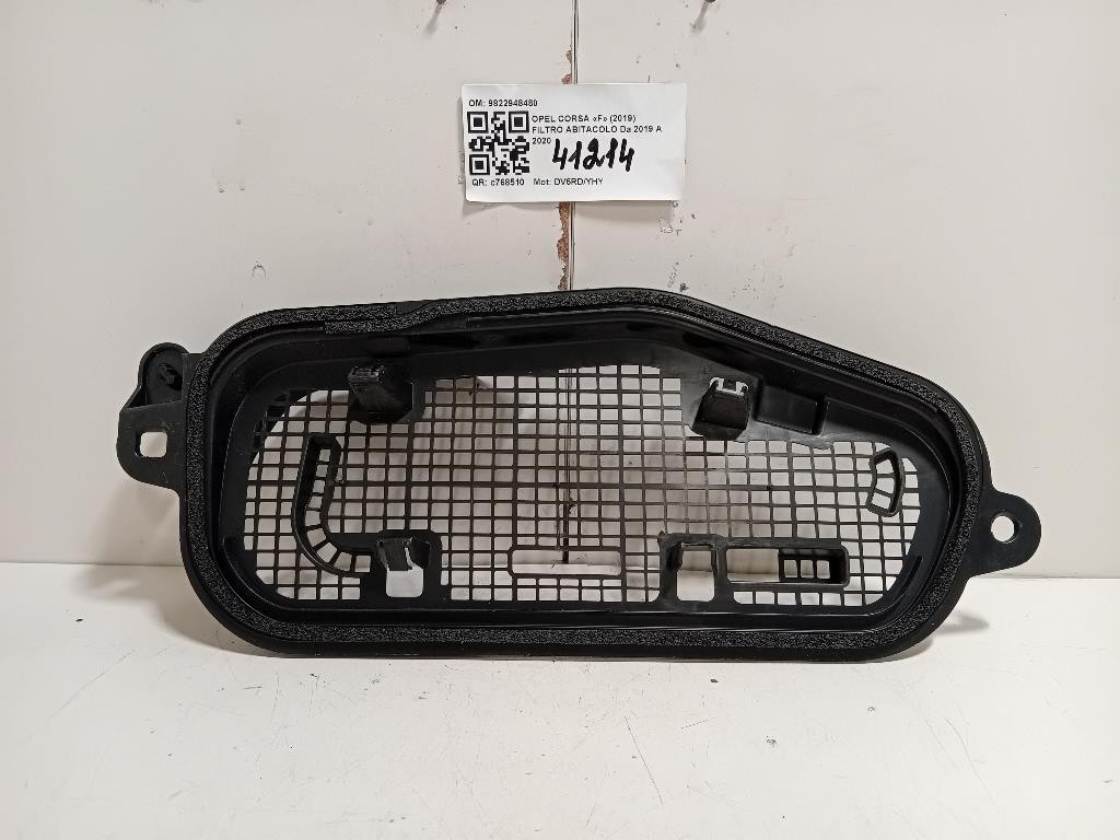 Filtro Abitacolo 9822948480 COPERCHIO FILTRO ABITACOLO Opel Corsa F 2019