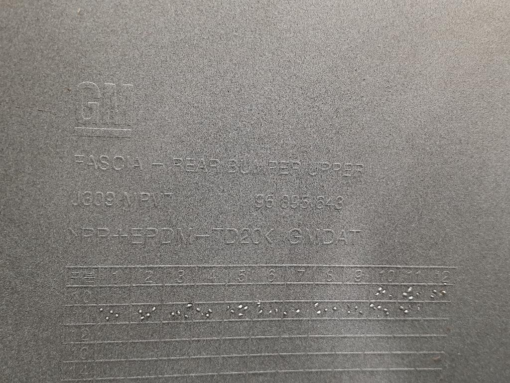 Paraurti POST 96895648 Chevrolet Orlando 2011