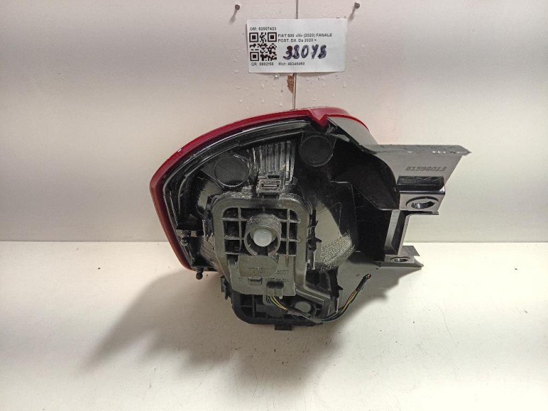 Fanale POST DX 52007423 Fiat 500 III 2020