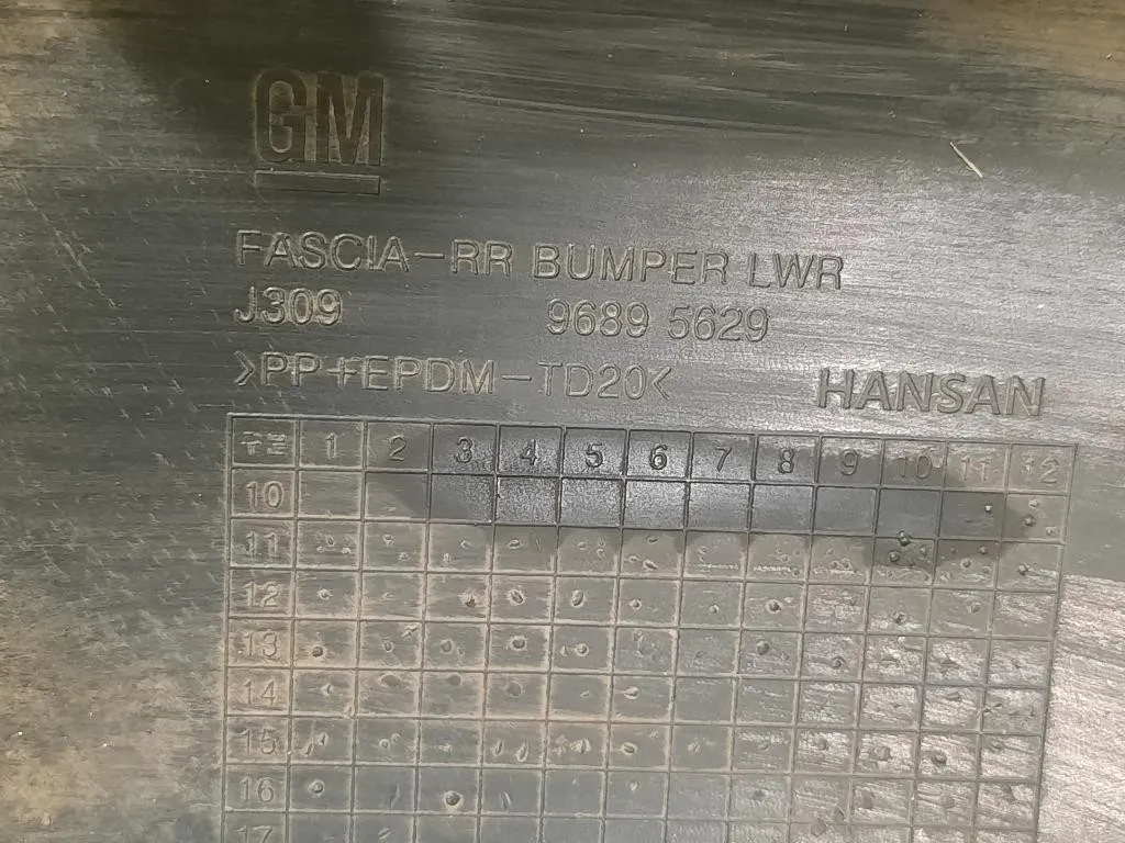 Paraurti POST 96895629 Chevrolet Orlando 2011