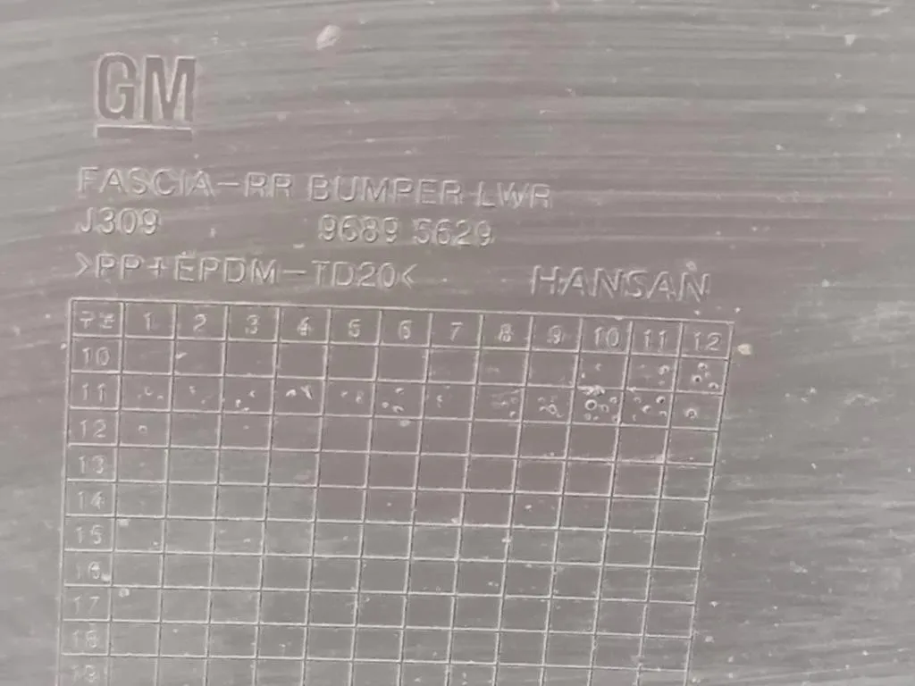 Paraurti POST 96895629 Chevrolet Orlando 2011