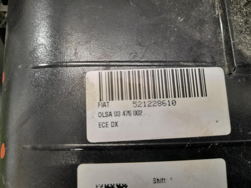 Fanale POST DX 521228610 Fiat 500L 2013