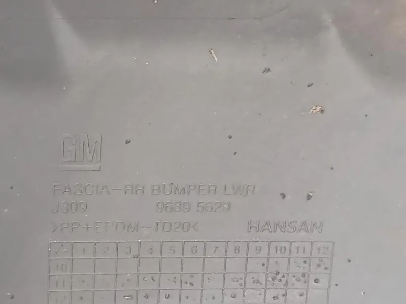 Paraurti POST 96895629 Chevrolet Orlando 2011