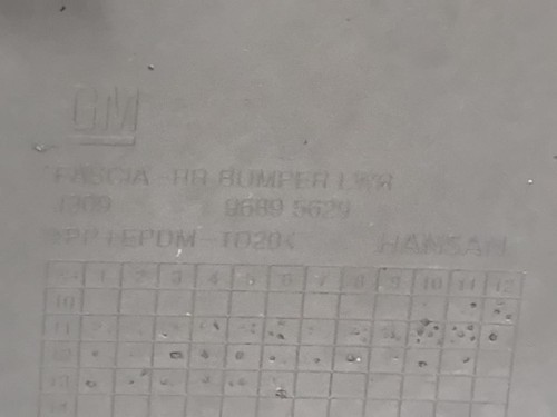 Paraurti POST 96895629 Chevrolet Orlando 2011