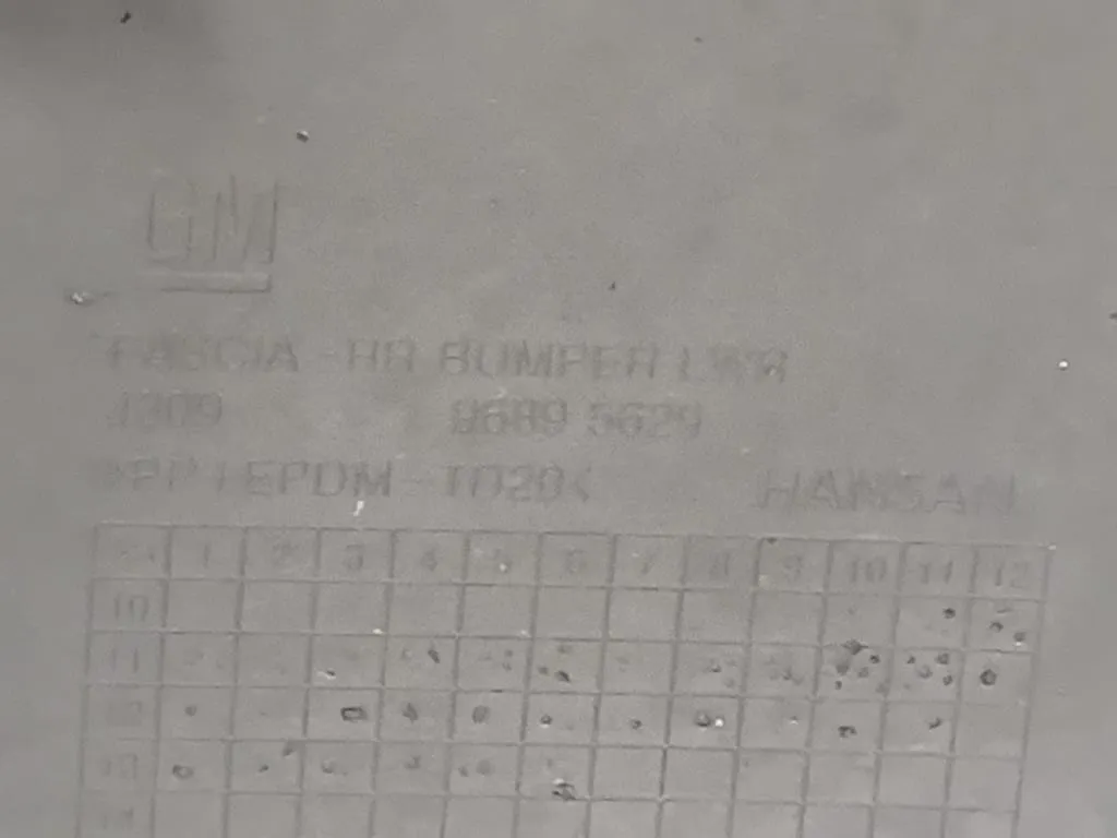 Paraurti POST 96895629 Chevrolet Orlando 2011