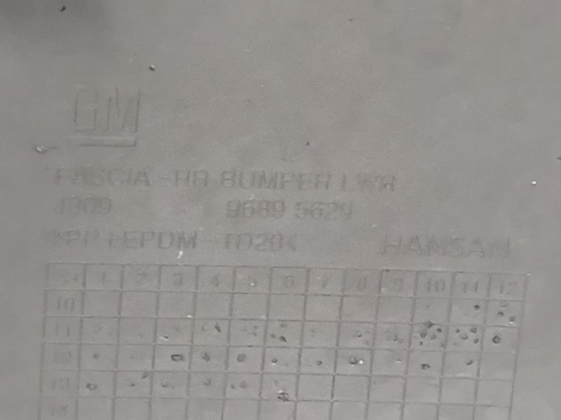 Paraurti POST 96895629 Chevrolet Orlando 2011