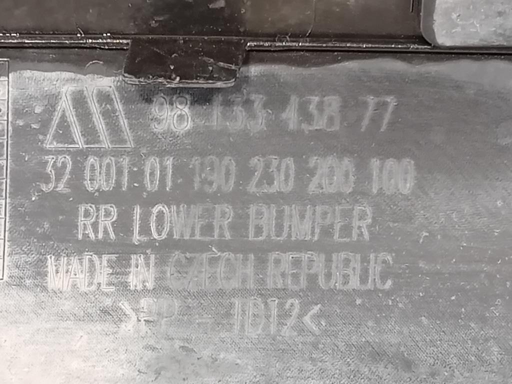 Paraurti POST 9813343877 Citroen C3 III 2016