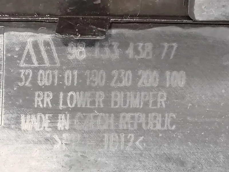 Paraurti POST 9813343877 Citroen C3 III 2016