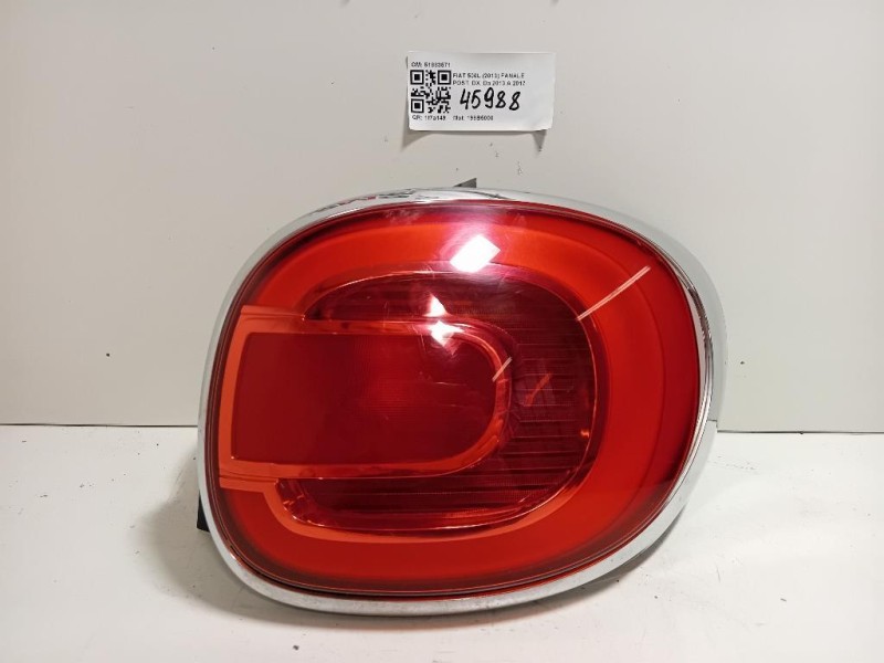 Fanale POST DX 51883571 Fiat 500L 2013