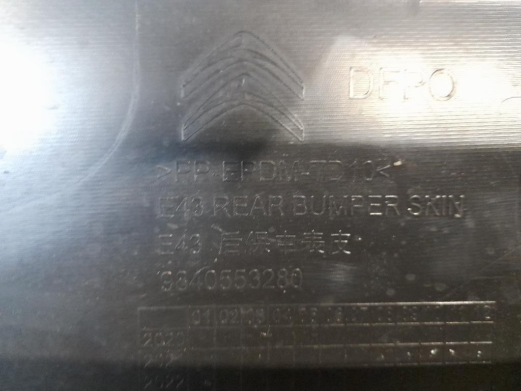 Paraurti POST 9840022380 Citroen C5X 2022