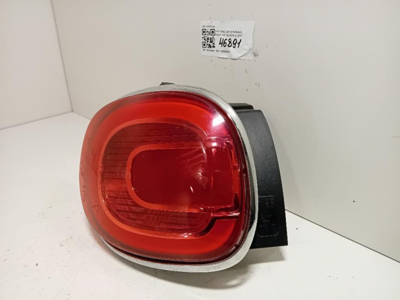 Fanale POST DX 51918104 Fiat 500L 2013