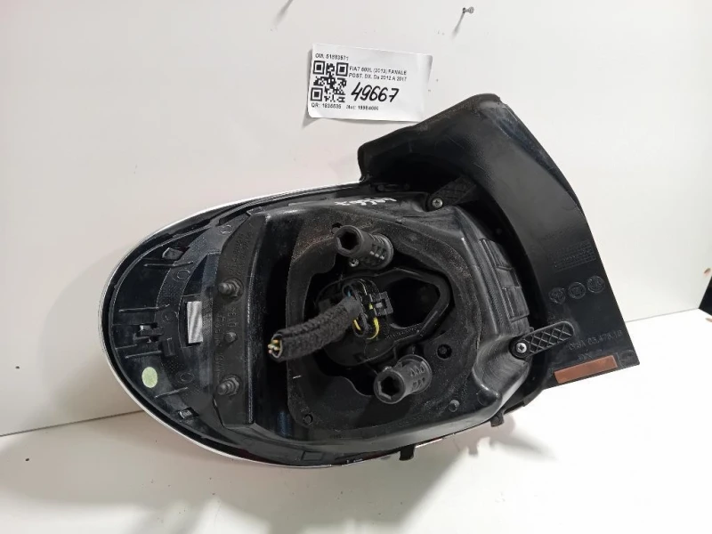 Fanale POST DX 51883571 Fiat 500L 2013