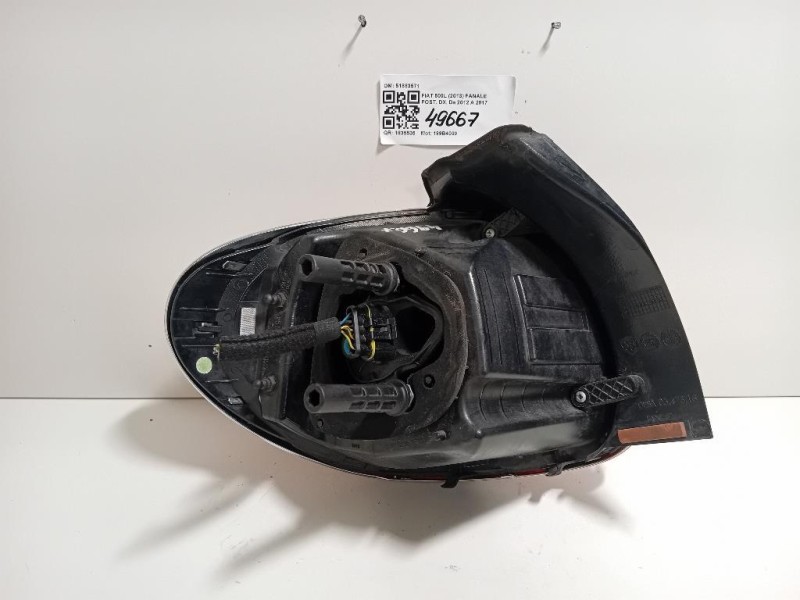 Fanale POST DX 51883571 Fiat 500L 2013