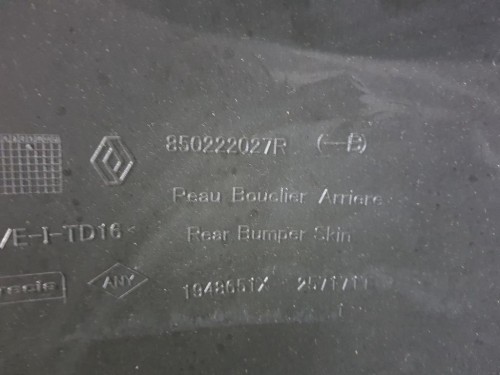 Paraurti POST 850222027R Dacia Duster II 2018