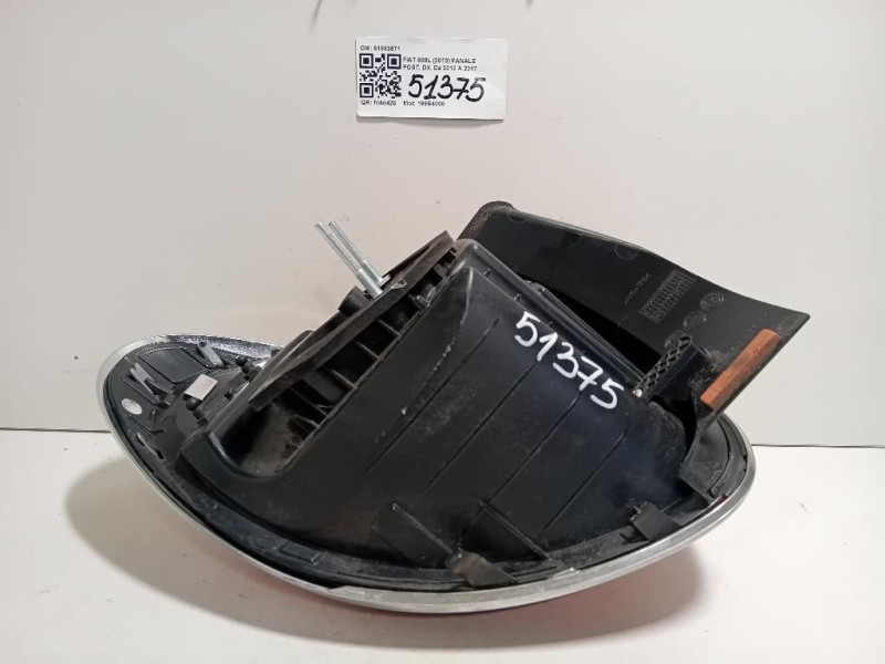 Fanale POST DX 51883571 Fiat 500L 2013