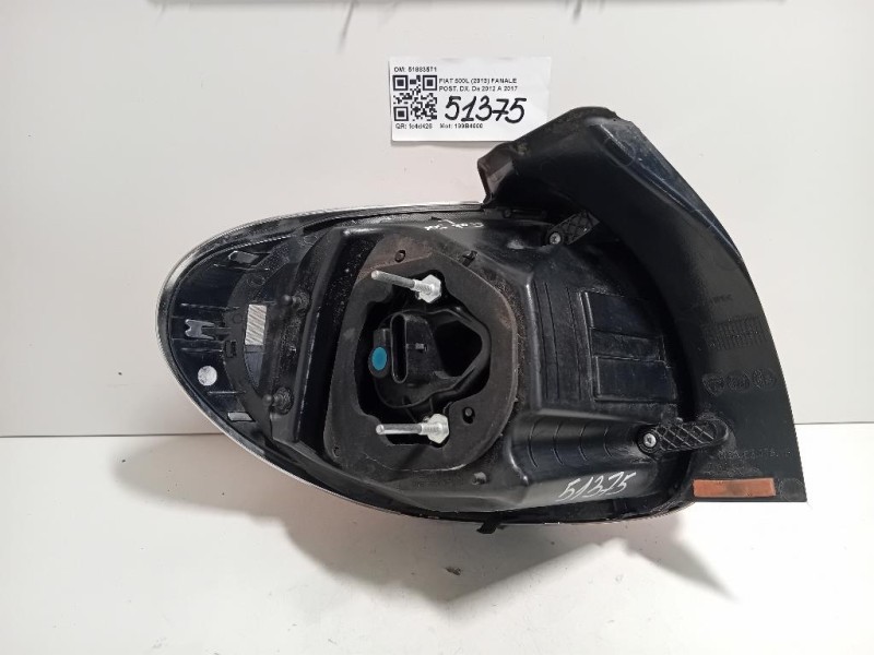 Fanale POST DX 51883571 Fiat 500L 2013