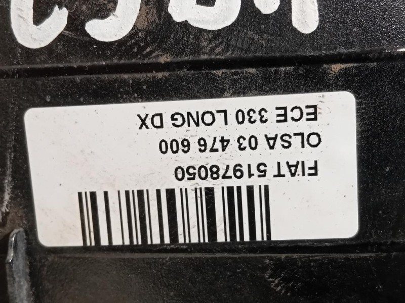 Fanale POST DX 51978050 Fiat 500L 2013