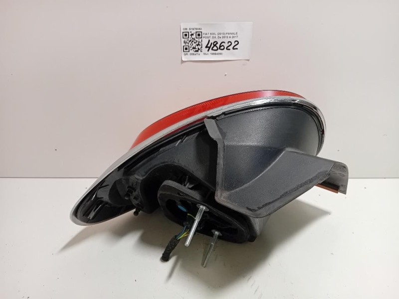 Fanale POST DX 51978050 Fiat 500L 2013