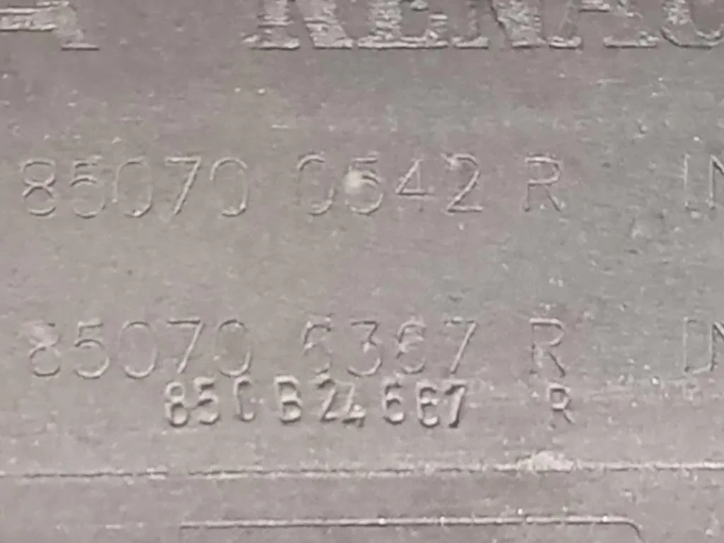 Paraurti POST 850101569S Dacia Duster II 2021