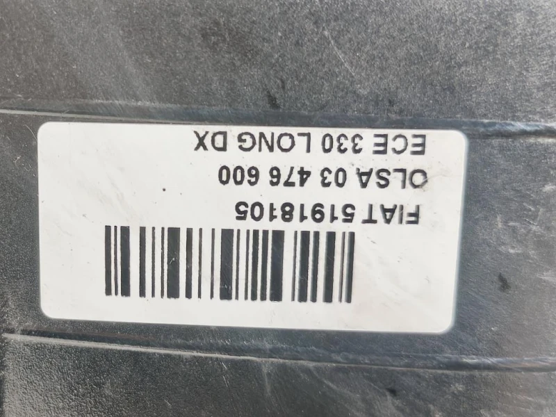 Fanale POST DX 51918105 Fiat 500L 2013