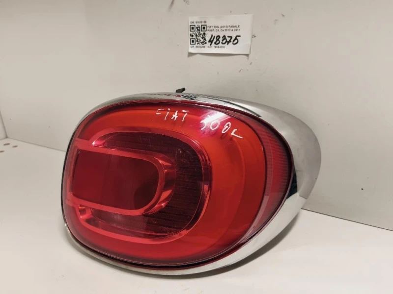 Fanale POST DX 51918105 Fiat 500L 2013