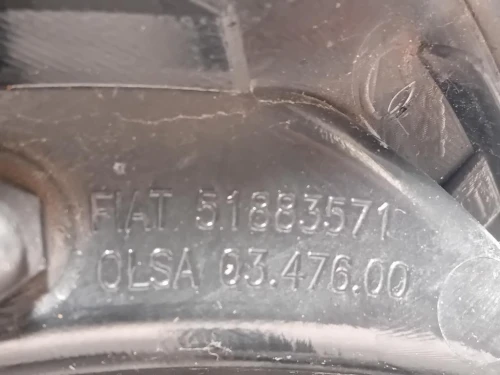 Fanale POST DX 51883571 Fiat 500L 2013