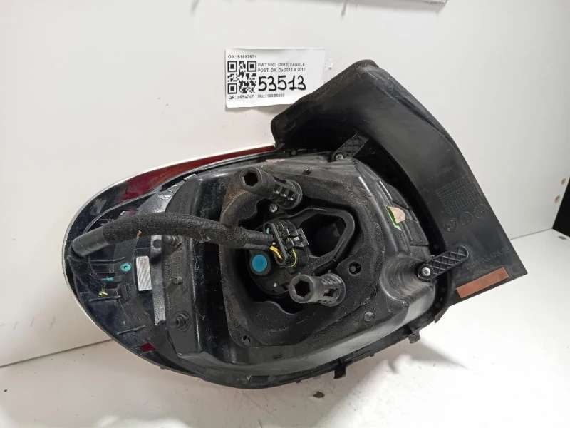 Fanale POST DX 51883571 Fiat 500L 2013