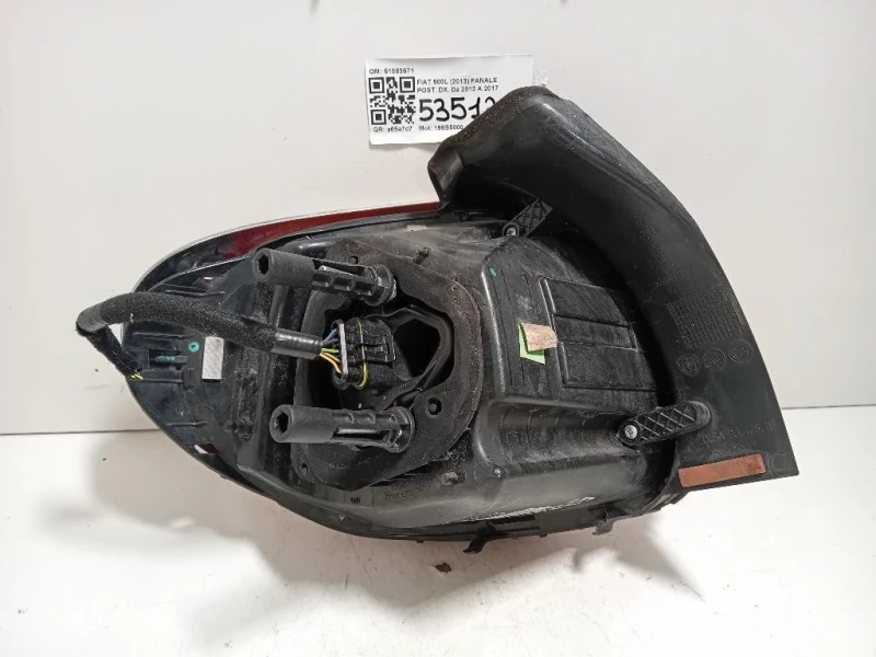 Fanale POST DX 51883571 Fiat 500L 2013