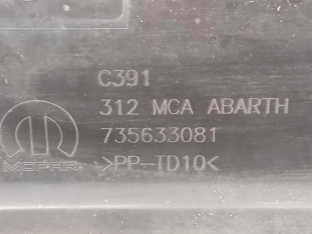 Paraurti POST 735633081 Fiat 500 II 2015