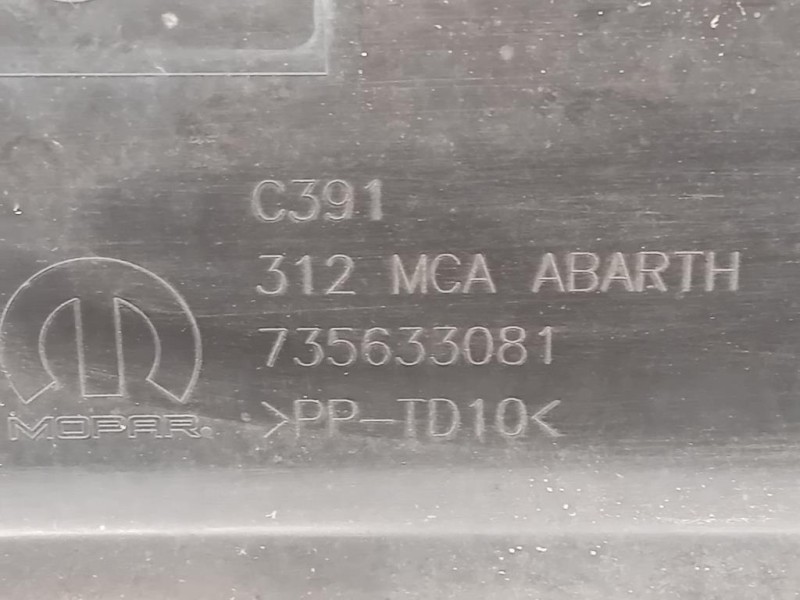 Paraurti POST 735633081 Fiat 500 II 2015