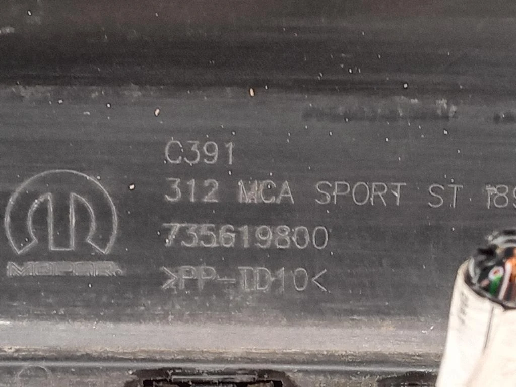 Paraurti POST 735619800 Fiat 500 C 2015