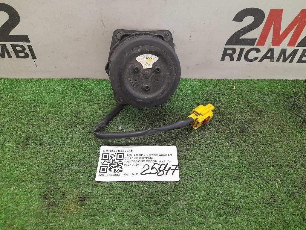 Air-bag Cofano Sistema Protezione Pedoni ANT 8X2316E600AB Jaguar XF I 2008
