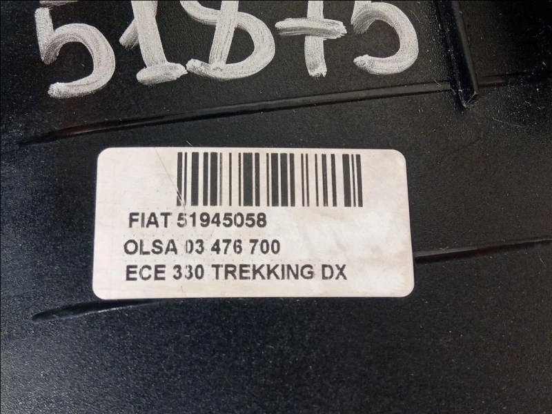 Fanale POST DX 51945058 Fiat 500L Living 2013