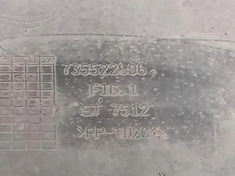 Paraurti POST 71777666 Fiat 500L 2013