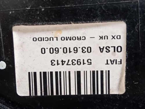 Fanale POST DX 51937413 Fiat 500X 2015