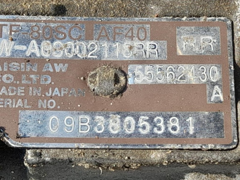 Cambio 55562430CAMBIO AUTOMATICO Opel Insignia A 2009