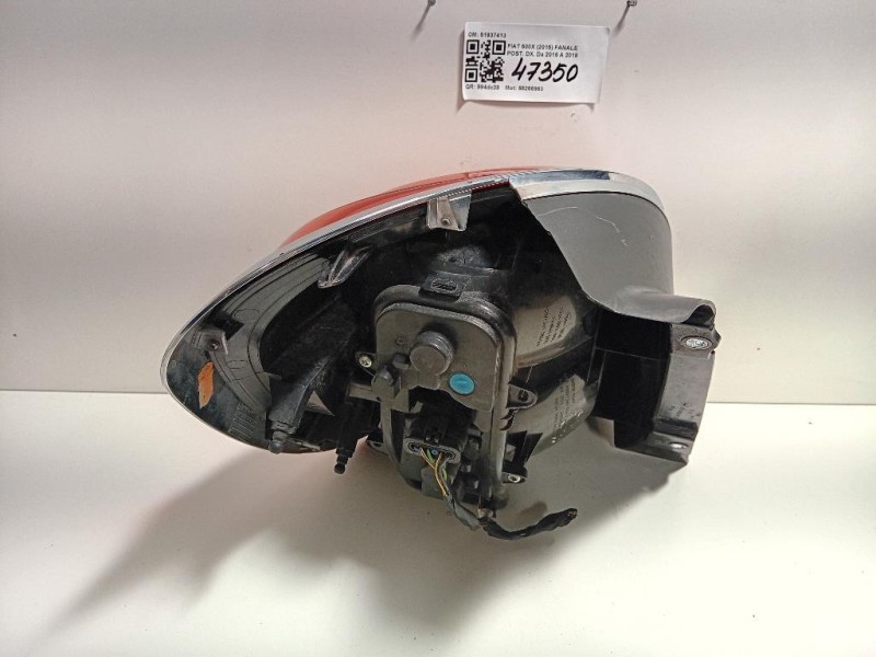 Fanale POST DX 51937413 Fiat 500X 2015