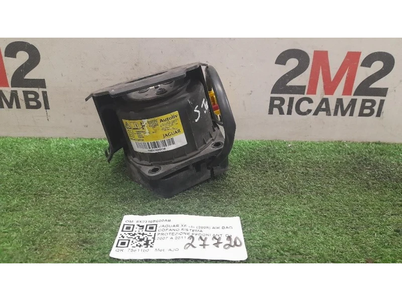 Air-bag Cofano Sistema Protezione Pedoni ANT 8X23-16E600-AC Jaguar XF I 2008
