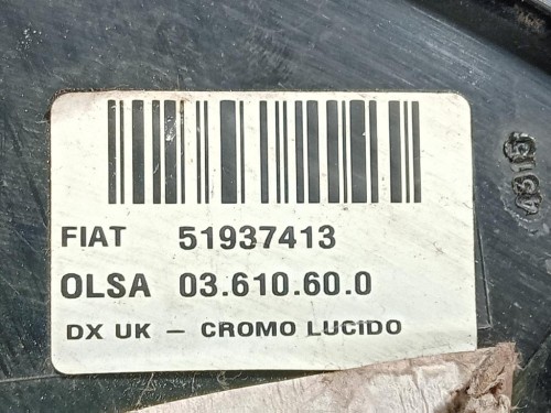 Fanale POST DX 51937413 Fiat 500X 2015