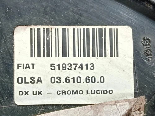 Fanale POST DX 51937413 Fiat 500X 2015